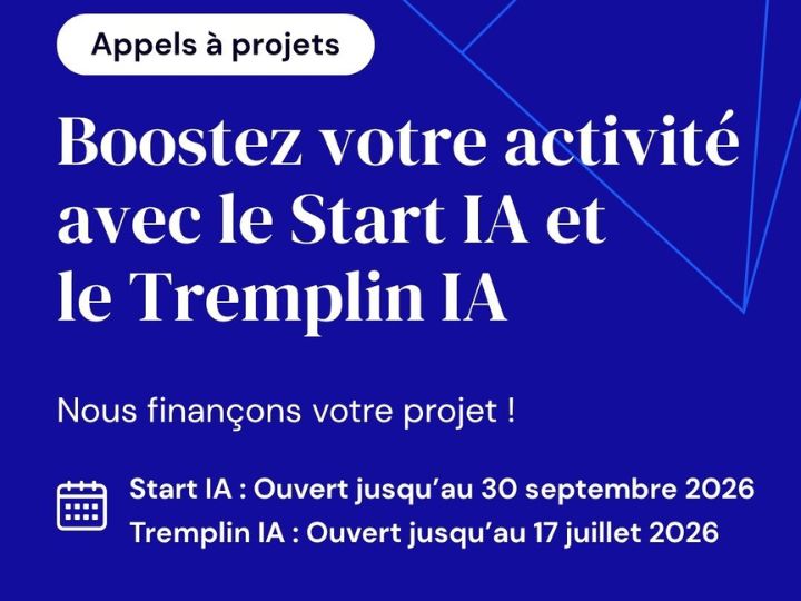 Appel à projets : innovez grâce à l'IA
