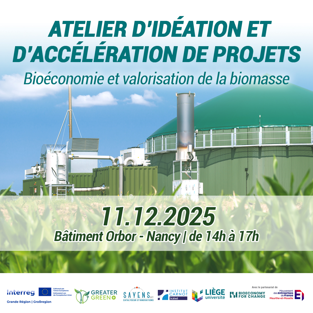 Affiche Atelier d’innovation : comment la biomasse peut transformer votre business ?