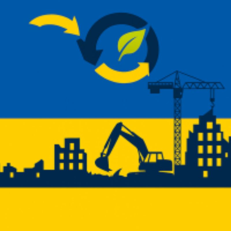 Affiche War Debris and Hazardous Waste Management in Ukraine: Situation Overview and Business Opportunities for Circular Reconstruction