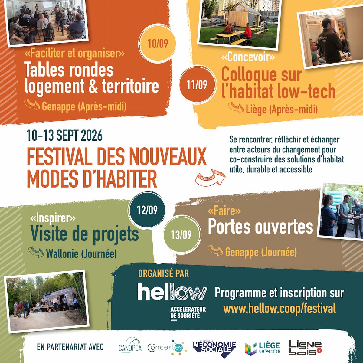 Affiche Festival des nouveaux modes d'habiter