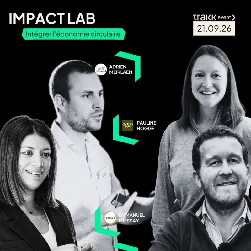 Affiche Impact Lab : Atelier 1 – Intégrer l'économie circulaire