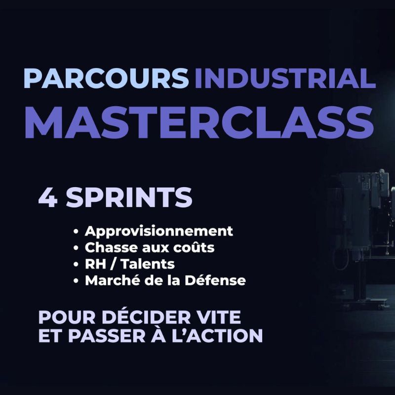 Affiche Parcours Industrial Masterclass