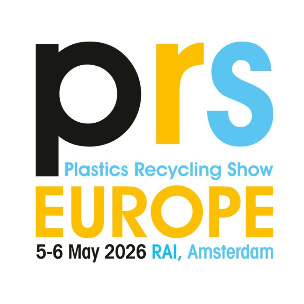 Affiche Plastics Recycling Show Europe (Amsterdam)