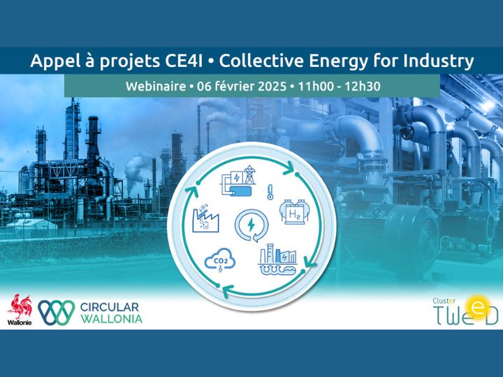 Appel à Projets "Collective Energy for Industry" : Révolutionnez le partage d’énergie en Wallonie