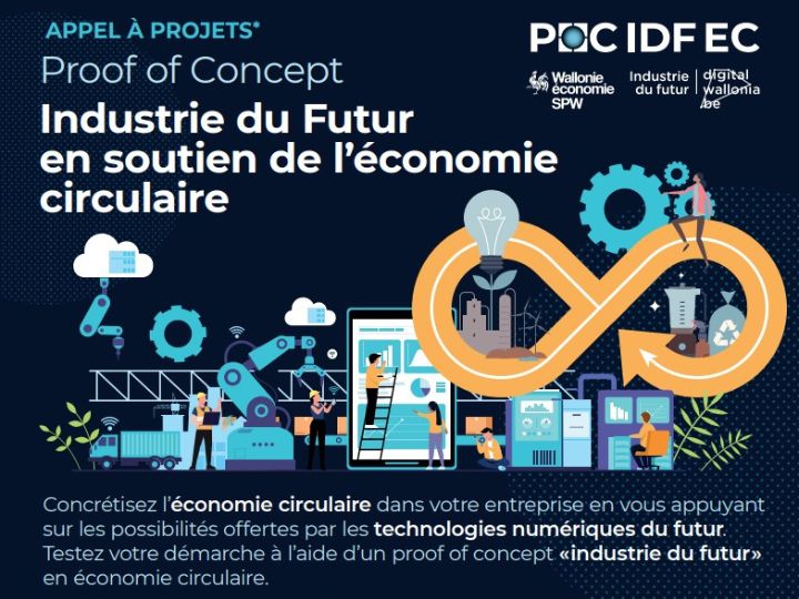 Lancement de l'appel à projet Proof of Concept (POC) - Industrie du Futur/Economie Circulaire