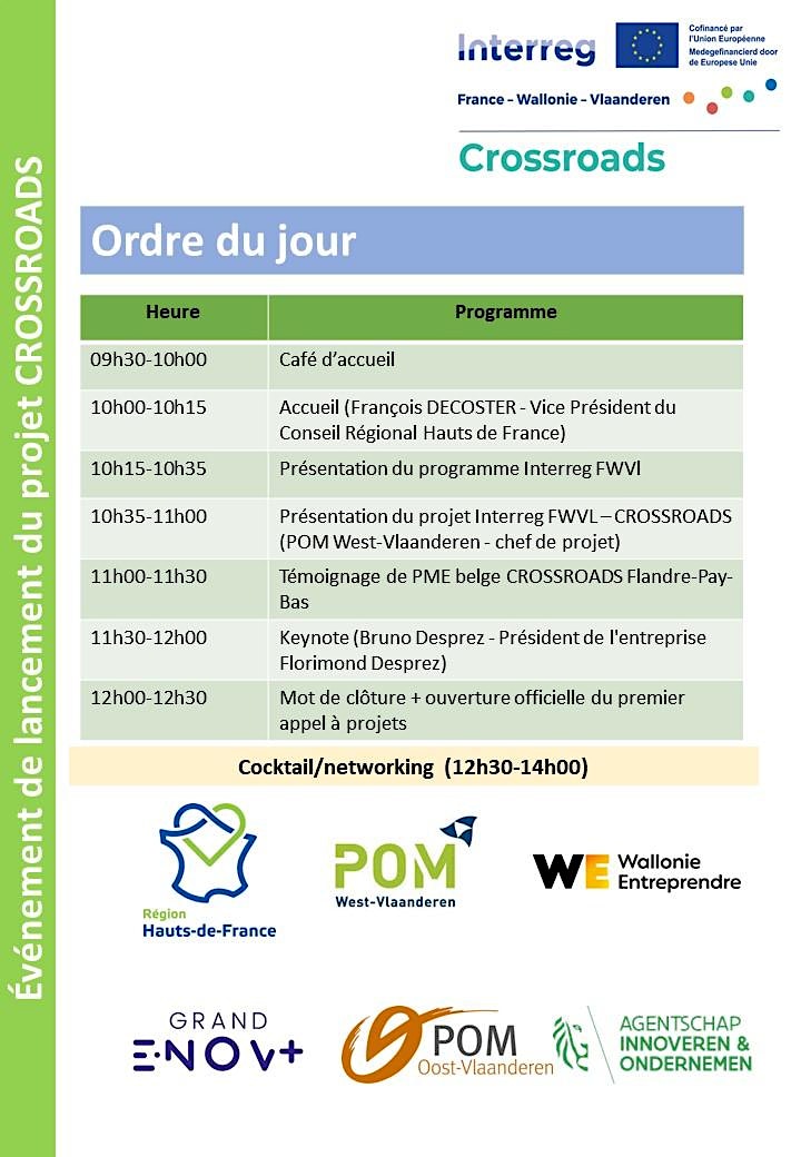 Programme de l'évènement