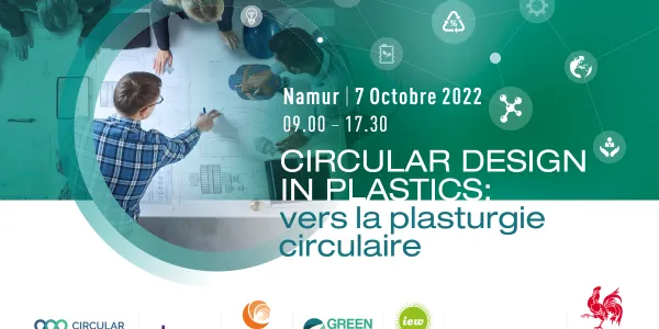 Bannière journée circular design in plastics