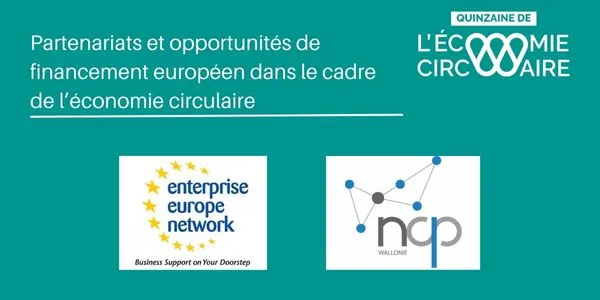 Partenariats et opportunités de financement européen dans le cadre de l’économie circulaire