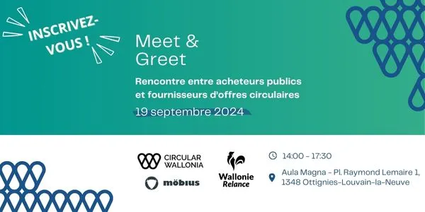 MEET & GREET : Rencontre Acheteurs publics et Fournisseurs d'offres circulaires