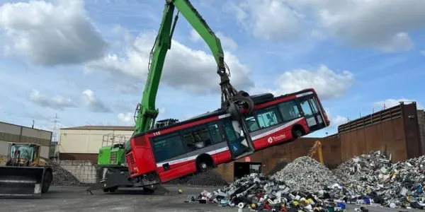 Recyclage d'un bus