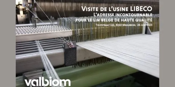 COMPLET - Visite de l'usine Libeco, l'adresse incontournable pour le lin belge de haute qualité