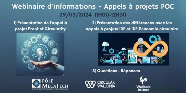 Webinaire d’informations Appel Proof of Circularity