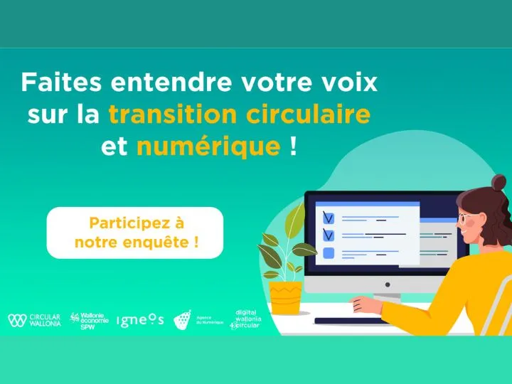 Complétez l'enquête pour connaître le rôle du numérique en Wallonie