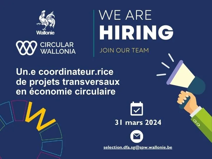 La Direction du Développement durable recherche un.e coordinateur.rice de projets transversaux en économie circulaire